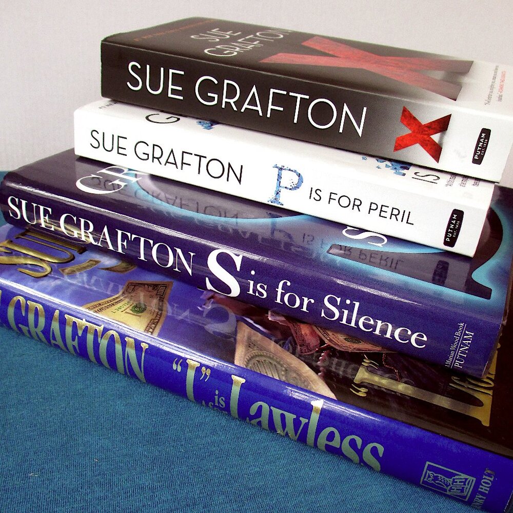 4 books from the Sue Grafton Alphabet Series